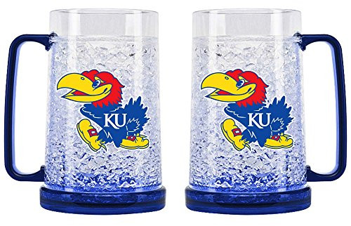 Kansas Jayhawks Crystal Freezer Mug