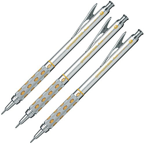 Pentel Graphgear 1000 Drafting Pencil PG1019 0_9 mm Set of 3 pens