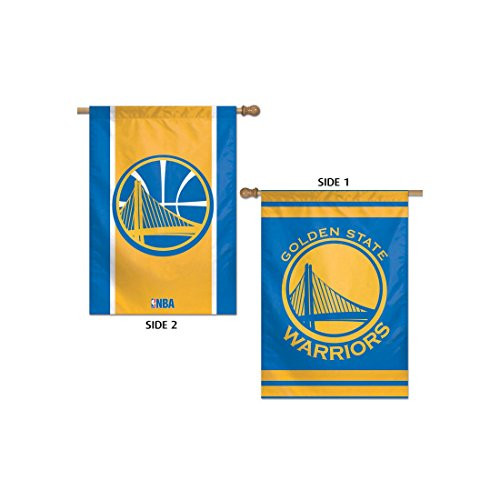 WinCraft NBA Golden State Warriors 2 Sided Vertical Flag 28 x 40 WinCraft NBA Golden State Warriors 2 Sided Vertical Flag 28 x 40