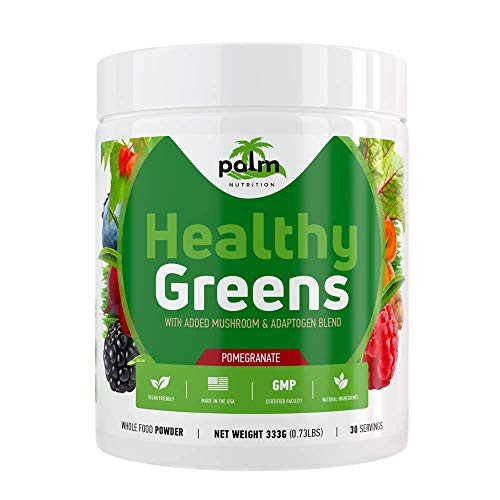 Healthy Greens Superfood Powder - Best Organic Greens Supplement with Spirulina Chlorella and Antioxidants Green Juice Powder for Weight Loss Detox and Energy Boost 30 Servings Pomegranate Healthy Greens Superfood Powder - Best Organic Greens Supplement with Spirulina Chlorella and Antioxidants Green Juice Powder for Weight Loss Detox and Energy Boost 30 Servings Pomegranate