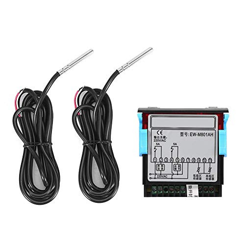 Solar Heater Controller - Solar Thermostat Switch - Differential Temperature Controller for Solar Hot Water