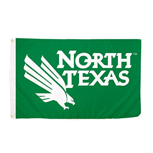 Desert Cactus University of North Texas UNT Mean Green NCAA 100 Polyester Indoor Outdoor Flag Flag 1