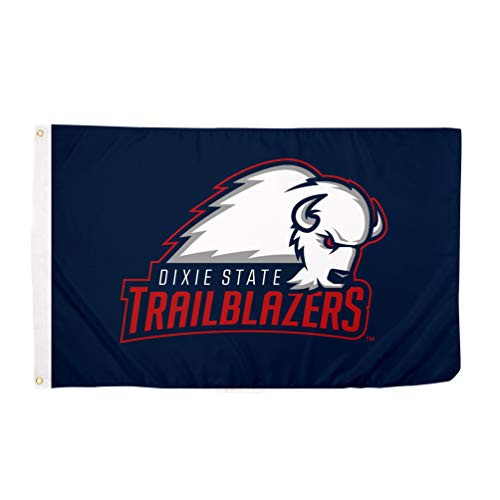 Desert Cactus Dixie State University Trailblazers NCAA 100 Polyester Indoor Outdoor 3 feet x 5 feet Flag