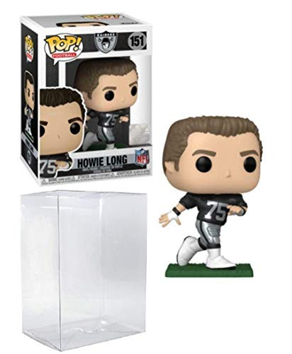 Howie Long Oakland 151 Pop Sports NFL Pop Vinyl Figure Bundled with Ecotek Pop Protector
