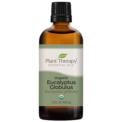 Plant Therapy Organic Eucalyptus Globulus Essential Oils 100 Pure USDA Certified Organic Undiluted Natural Aromatherapy Therapeutic Grade 100 mL 3_3 oz