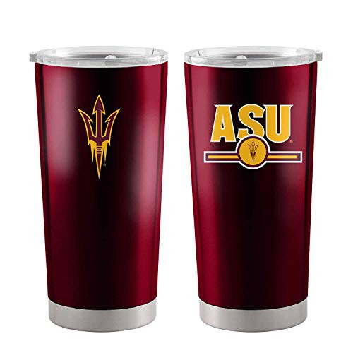 Logo NCAA 20 oz Overtime Insulated Stainless Steel Coffee and Travel Tumbler Arizona State Sun Devils - Team Color