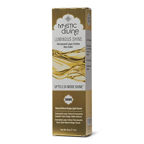 Mystic Divine 5NWB Natural Warm Beige Light Brown Liqui-Creme Permanent Hair Color 5NWB Natural Warm Beige Light Brown