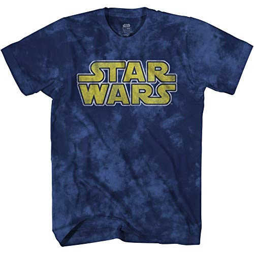 Star Wars Mens Classic Vintage Simple Logo T-Shirt Tie Dye XL