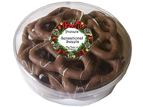 Chocolate Covered Pretzels Christmas Candy Gifts Chocolate Dipped Pretzels Chocolate Pretzels Nut Free Kosher Certified