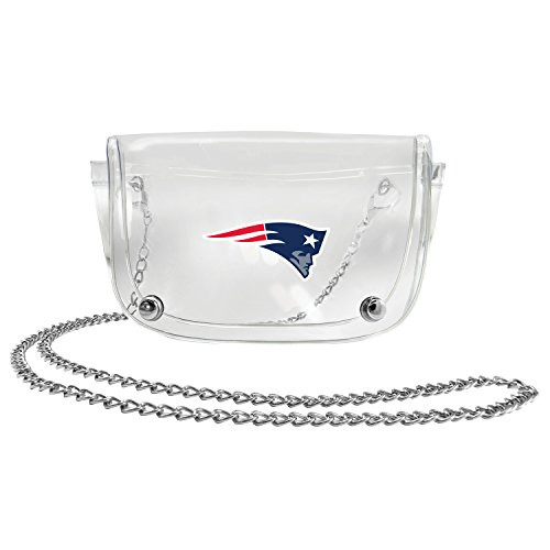 NFL New England Patriots Clear Carryall Crossbody