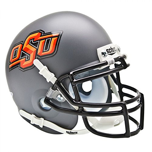 NCAA Oklahoma State Cowboys Collectible Alt 1 Mini Helmet Matte Grey