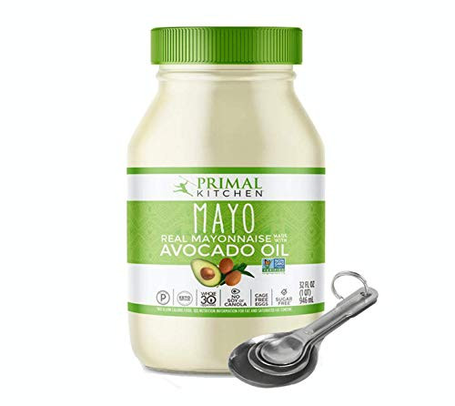 Free Measuring Spoon 32 Ounce Family Jar Primal Kitchen - Avocado Oil Mayo Gluten and Dairy Free Whole30 and Paleo Approved