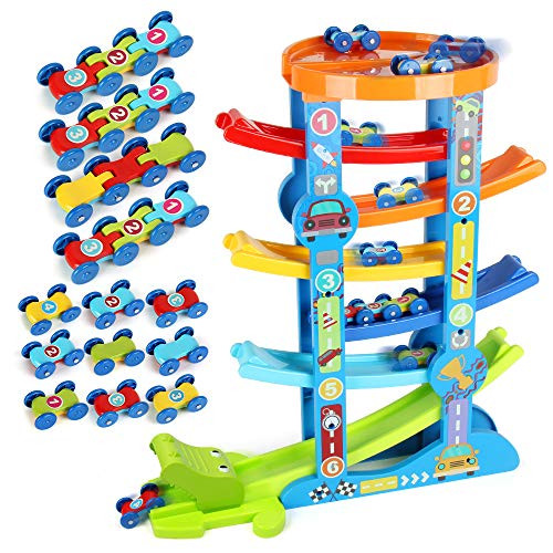 LiDi RC Ramp Car Toy for 3 4 5 6 Year Old Boys and Girls -Toddlers Car Race Tracks with 13 Mini Cars Ramp Racer Toy Gift for Kids LiDi RC Ramp Car Toy for 3 4 5 6 Year Old Boys and Girls -Toddlers Car Race Tracks with 13 Mini Cars Ramp Racer Toy Gift for Kids