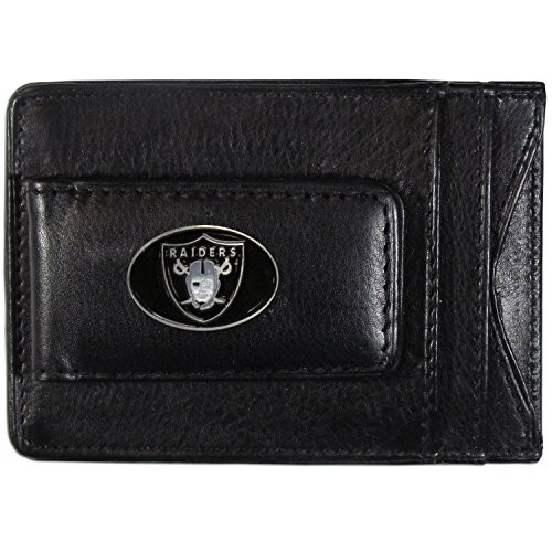 NFL Siskiyou Sports Mens Las Vegas Raiders Leather Cash and Cardholder One Size Black NFL Siskiyou Sports Mens Las Vegas Raiders Leather Cash and Cardholder One Size Black