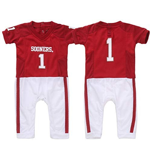 FAST ASLEEP NCAA Boys Infant Football Uniform Pajamas 6-9 Months Crimson FAST ASLEEP NCAA Boys Infant Football Uniform Pajamas 6-9 Months Crimson