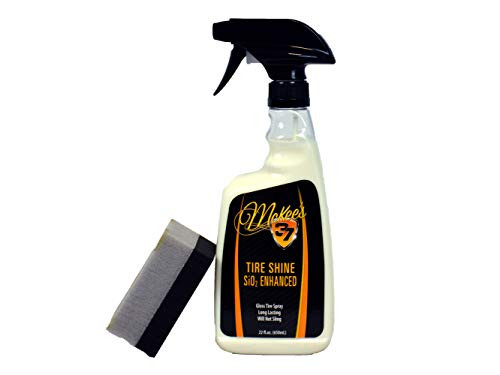 McKees 37 Tire Shine SiO2 Enhanced High Gloss Tire Shine with Premium Sponge 22 fl_ oz_ McKees 37 Tire Shine SiO2 Enhanced High Gloss Tire Shine with Premium Sponge 22 fl_ oz_