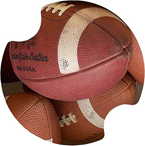 Thirstystone Football Car Cup Holder Coaster, 2-Pack