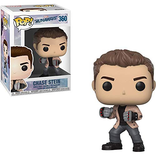 Funko Chase Stein Runaways x POP Marvel Vinyl Figure and 1 POP Compatible PET Plastic Graphical Protector Bundle 360 32670 - B Funko Chase Stein Runaways x POP Marvel Vinyl Figure and 1 POP Compatible PET Plastic Graphical Protector Bundle 360 32670 - B