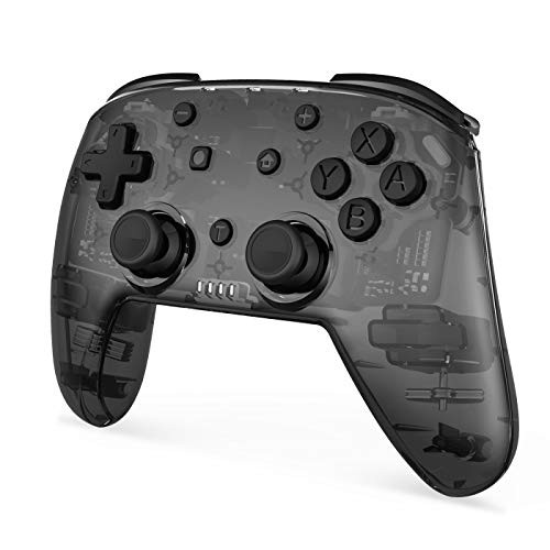 Wireless Controller for Switch EasySMX Game Controller Gamepad Joypad Remote Joystick for Nintendo Switch Console and PC Transparent