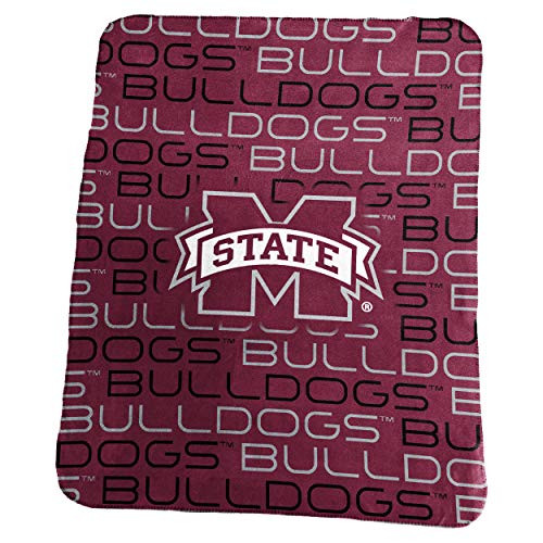 Logo Brands NCAA Mississippi State Bulldogs Classic Fleece One Size