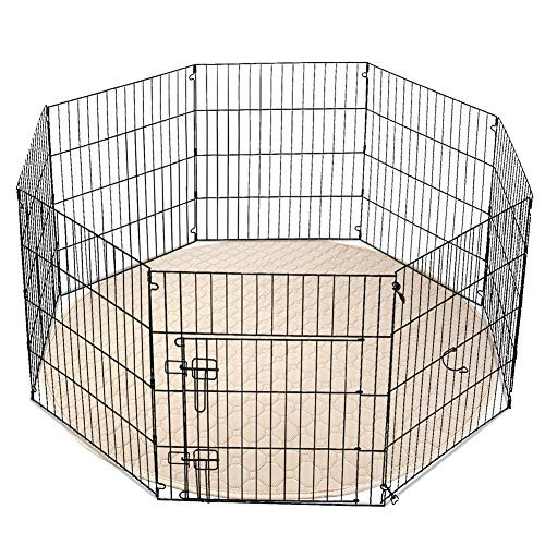 ULIGOTA Washable Pee Pad Dog Playpen Mat 48 Round Puppy Playpen Pad Fast Absorbing Reusable Whelping Puppy Pad Waterproof Training Pad ULIGOTA Washable Pee Pad Dog Playpen Mat 48 Round Puppy Playpen Pad Fast Absorbing Reusable Whelping Puppy Pad Waterproof Training Pad