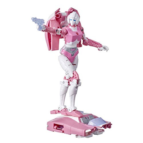 Transformers Toys Generations War for Cybertron Earthrise Deluxe WFC-E17 Arcee Action Figure - Kids Ages 8 and Up 5_5-inch