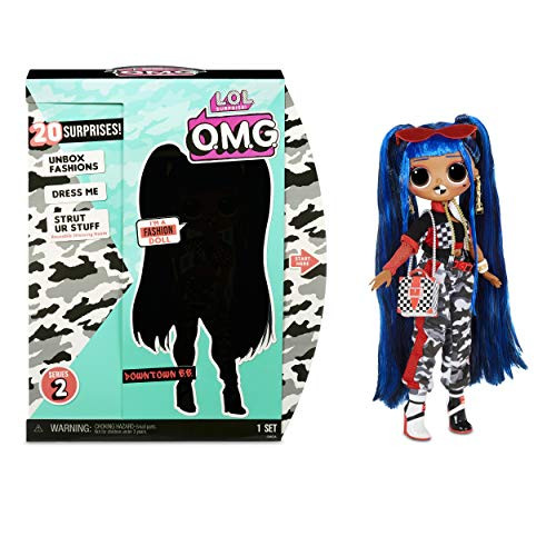 LOL Surprise OMG Downtown B_B_ Fashion Doll with 20 Surprises