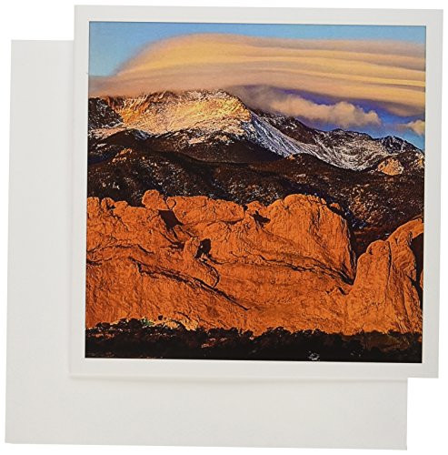 3dRose Lenticular Cloud 6 x 6 Inches Greeting Cards, Set of 12 (gc_119935_2)
