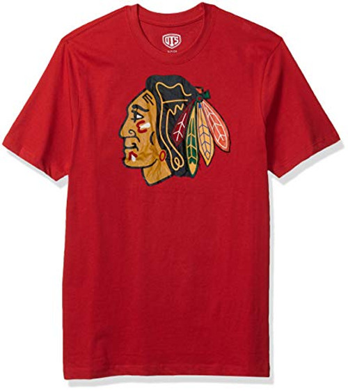 OTS NHL Chicago Blackhawks Mens Rival Tee Alternate Logo Large OTS NHL Chicago Blackhawks Mens Rival Tee Alternate Logo Large