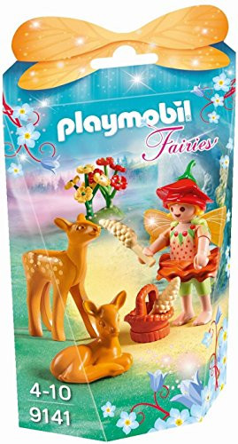 Playmobil 9141 Fairy Girl with Fawns Playset Multicolor