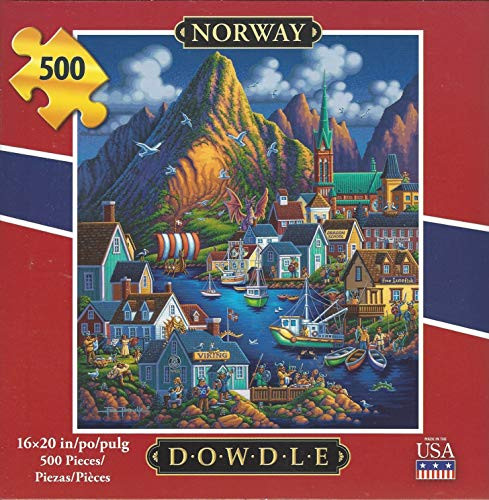 Dowdle Puzzle Norway 500 Pieces 16 x 20 Finished