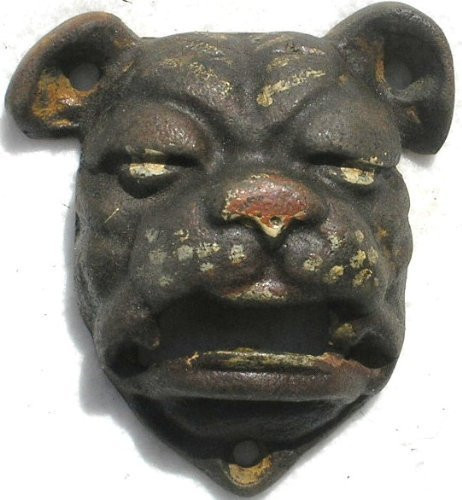 Cast Iron Wall Mount Bulldog Bottle Opener by Victorian Trading