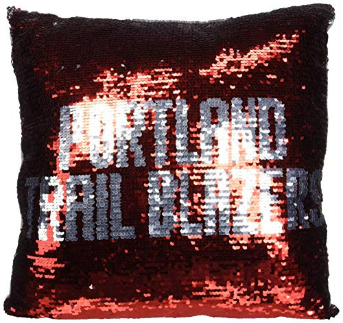 FOCO NBA Portland Trail Blazers Team Logo Sequin Pillowteam Logo Sequin Pillow