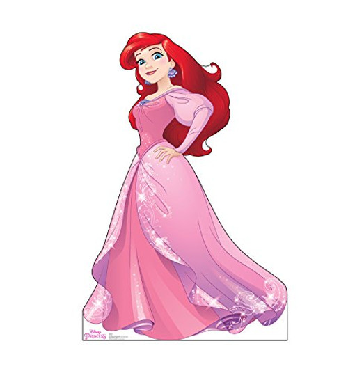 Cardboard People Ariel Life Size Cardboard Cutout Standup - Disney Princess Friendship Adventures