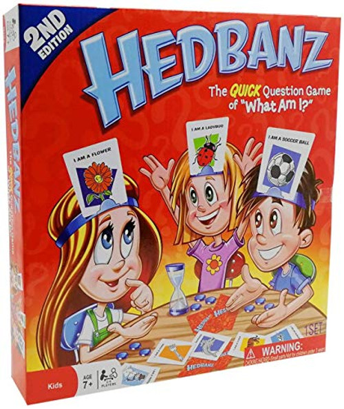 HedBanz 2nd Edition-Guess What am ICard Game Family Guessing Game Kids Party Board Tabletop Game