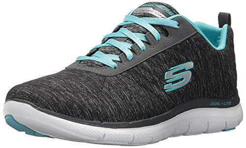 Skechers Sport Womens Flex Appeal 2_0 Sneakerblack light blue10 W US