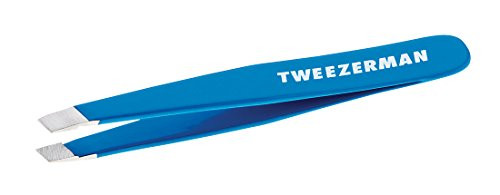 Tweezerman Mini Slant Tweezer, Bahama Blue