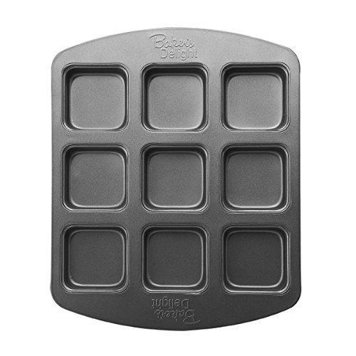 Baker's Advantage Nonstick Brownie Bar Pan, 9-Cavity