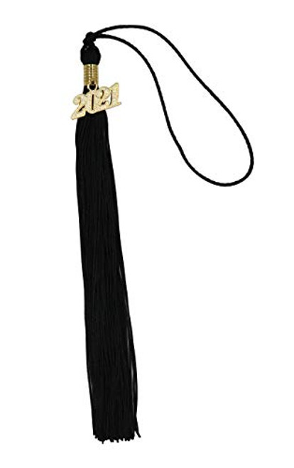 Ruwado Year Academic Graduation Tassel with 2021 Charm Silk Soft Handmade Cap Tassel Accessories for Graduate Cap Hats Ceremony Decoration Ceremonies
