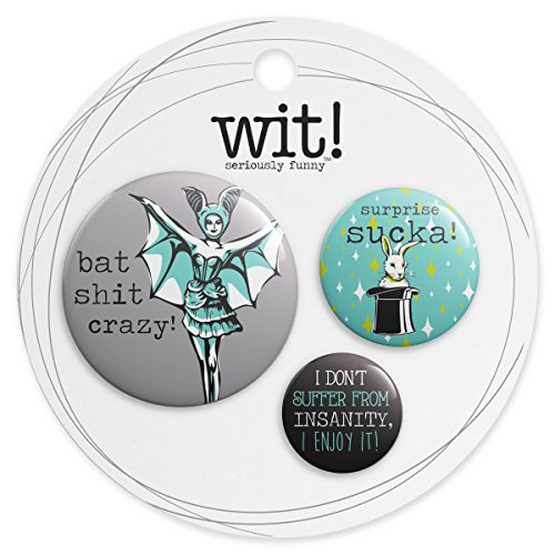 Wit Gifts Buttons_ Bat