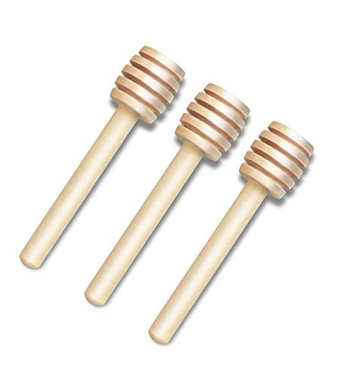 DESIOLE Wooden Honey Mixing Stirrer 3Pcs Mini Honey Dipper Sticks Honey Spoon DESIOLE Wooden Honey Mixing Stirrer 3Pcs Mini Honey Dipper Sticks Honey Spoon