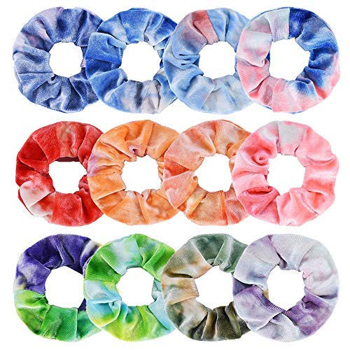 Scrunchies for Hair Velvet Hair Scrunchies Elastics Hair Bands Scrunchy Hair Tie Ropes Scrunchies for Women Girls Hair Accessories 12Pcs_ Multicolour Scrunchies for Hair Velvet Hair Scrunchies Elastics Hair Bands Scrunchy Hair Tie Ropes Scrunchies for Women Girls Hair Accessories 12Pcs_ Multicolour