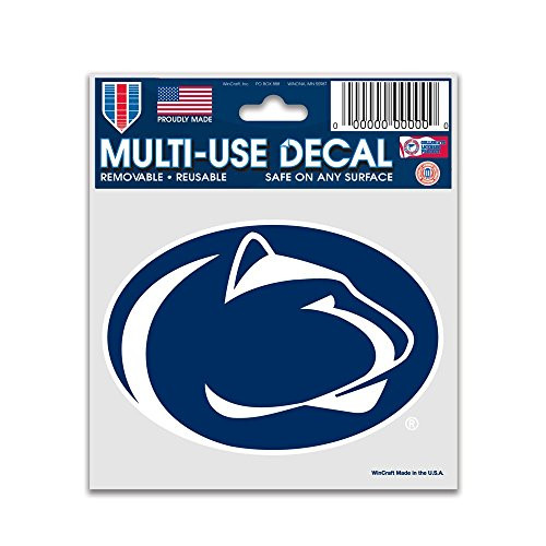 WinCraft NCAA Penn State University 91296010 Multi_Use Decal_ 3 inch  x 4 inch