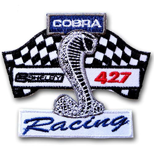 Verani Cobra Shelby Ford Racing Team Patch Sew Iron on Badge Embroidered gt350 gt500 Motorsport 427 Rennsport AC Cars Carroll