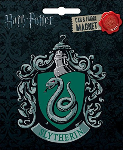 Ata_Boy Harry Potter Die_Cut Slytherin Crest Magnet for Cars_ Refrigerators and Lockers