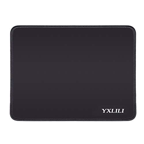 YXLILI Mouse Pad with Stitched Edge_ Water_Resistant_ Premium_Textured Mouse Mat_ Non_Slip Rubber Base Mousepad for Laptop_ Computer  and  PC_ 10_6x8_3x0_