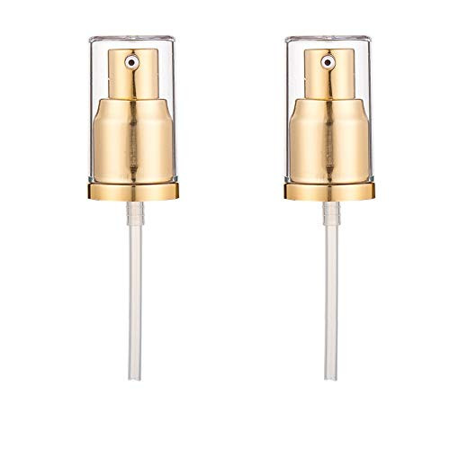 ?3 colors?2 Pack Upgrade Foundation Pump Replacement for MAC and Estee Lauder Double Wear Foundation Gold