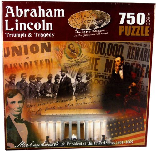 American History Abraham Lincoln Triumph and Tragedy Jigsaw Puzzle (750-Piece) American History Abraham Lincoln Triumph and Tragedy Jigsaw Puzzle (750-Piece)