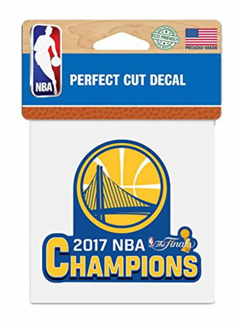 WinCraft Golden State Warriors Official NBA 4 inch x 2017 Champions Automotive Car Decal 4x4 by 425720 WinCraft Golden State Warriors Official NBA 4 inch x 2017 Champions Automotive Car Decal 4x4 by 425720