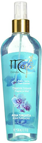 Maja Aqua Turquoise Fragrance Mist_ Perfumed Body Mist with Floral and Aquatic notes to leave a spray of freshness_ Refresh your Body_ Fresh Scented_